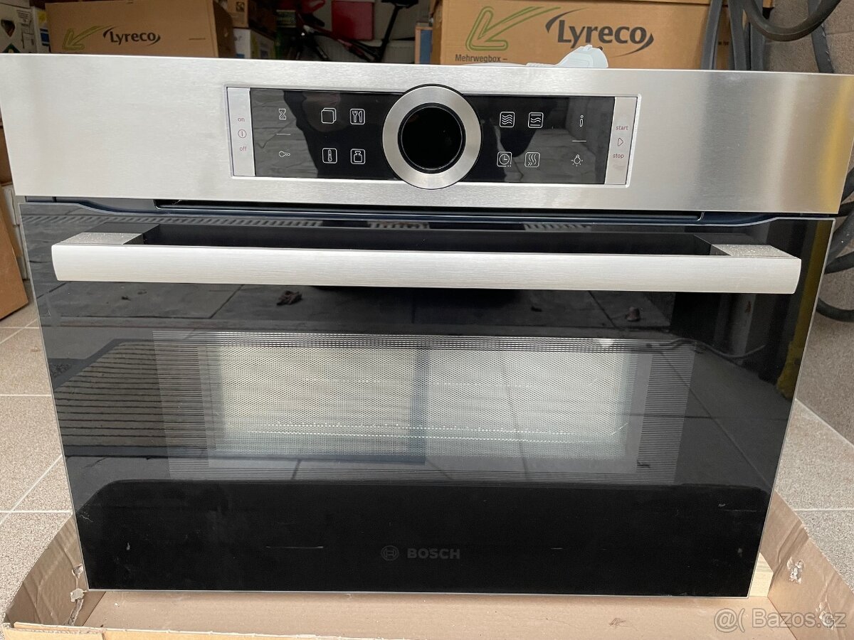 Trouba s mikrovlnkou Bosch CMG636BS1 Serie 8