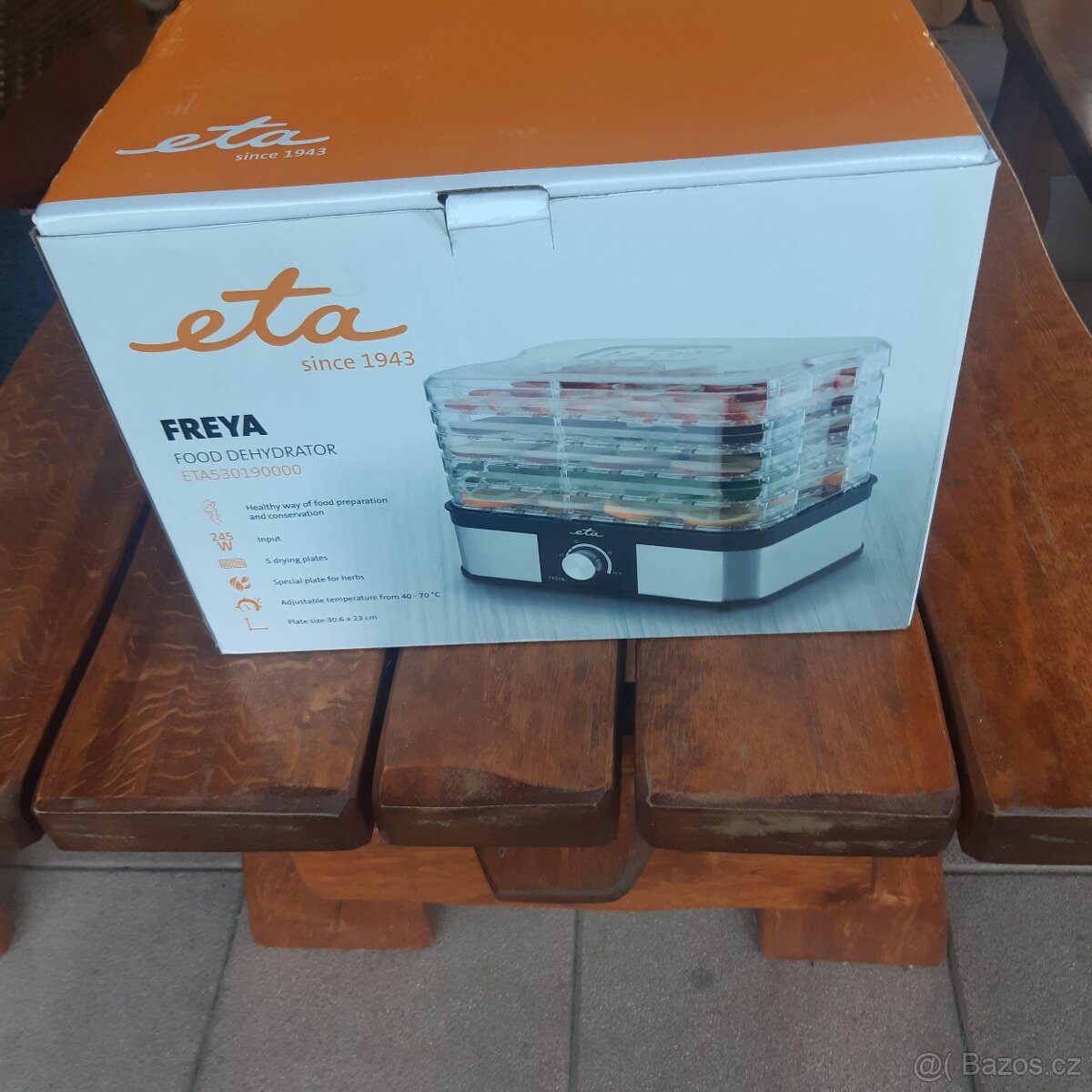 Prodám novou sušičku na ovoce zn.Eta