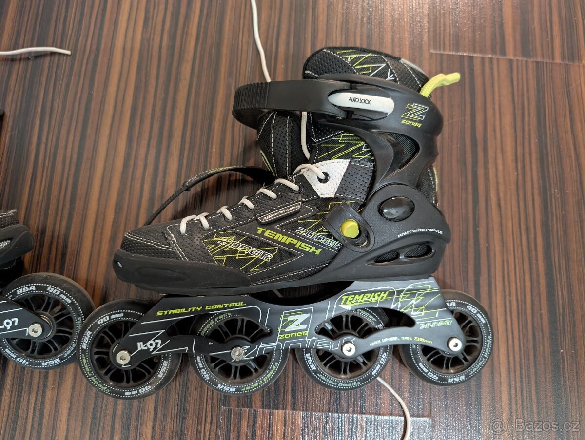Inline Kolečkové brusle Tempish Zoner 90mm vel. 41