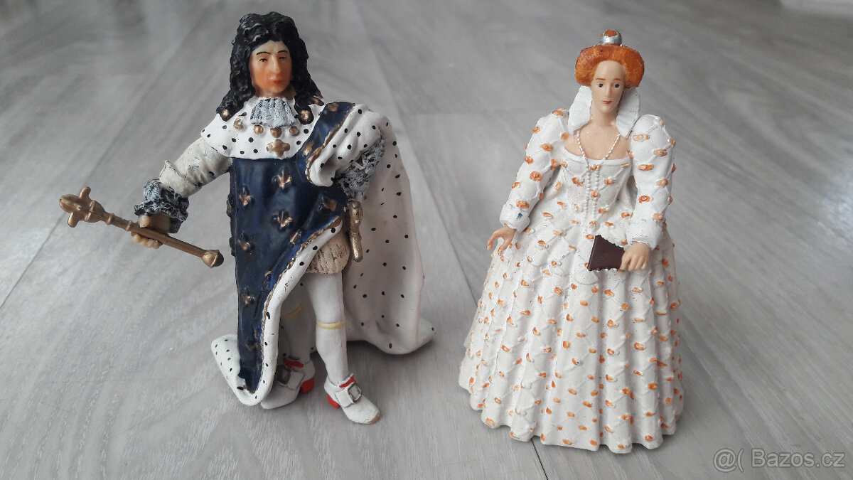 PAPO - figurka Ludvík XIV a královna Elizabeth