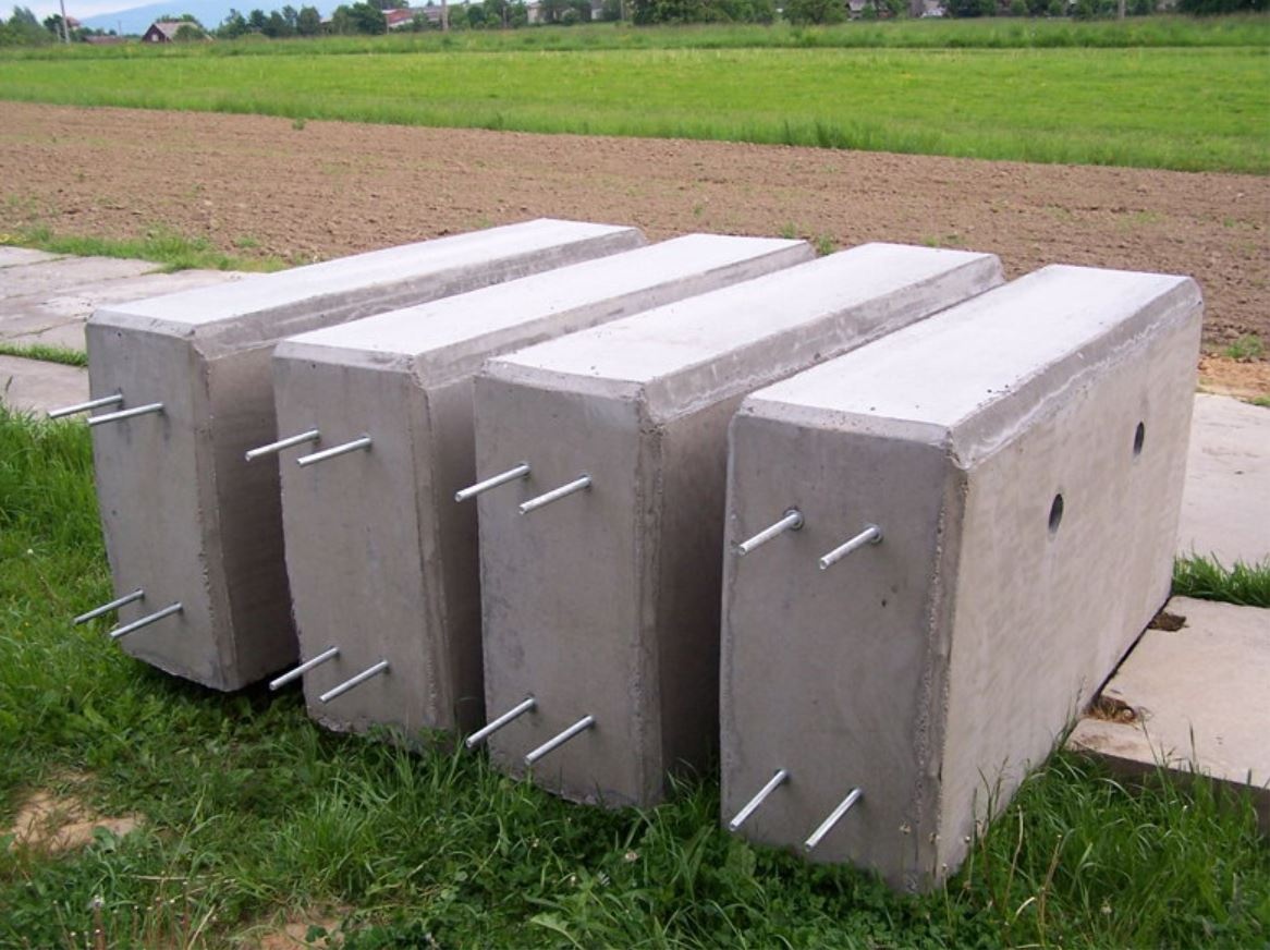 Betonové zátěžové bloky
