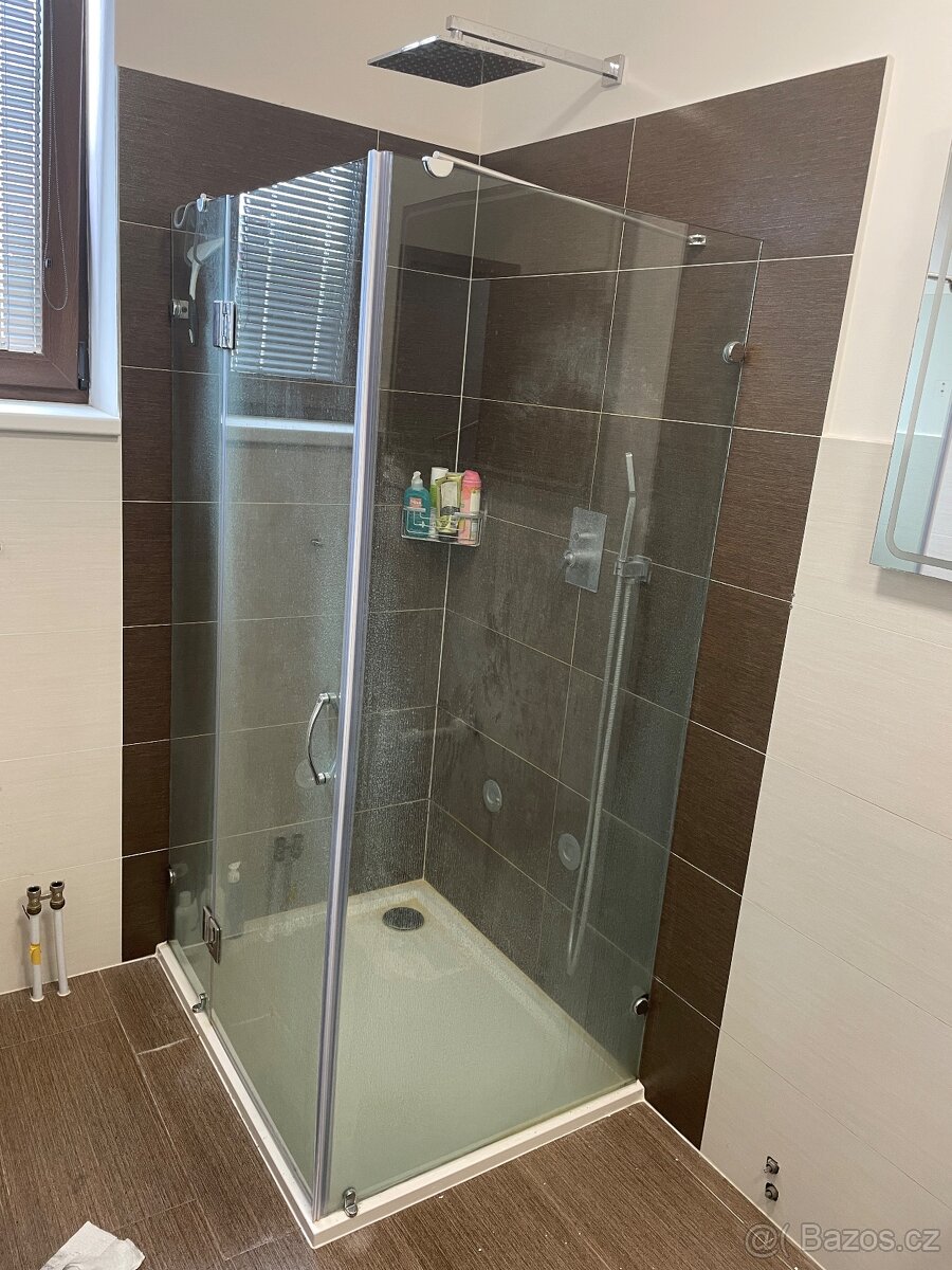 sprchový kout 100x80 / pouze skla