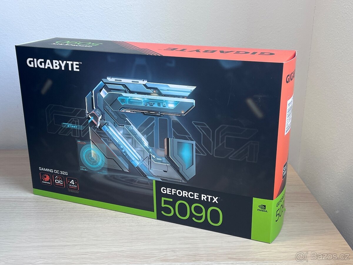 Kompletně nová GIGABYTE GeForce RTX 5090 GAMING OC 32G
