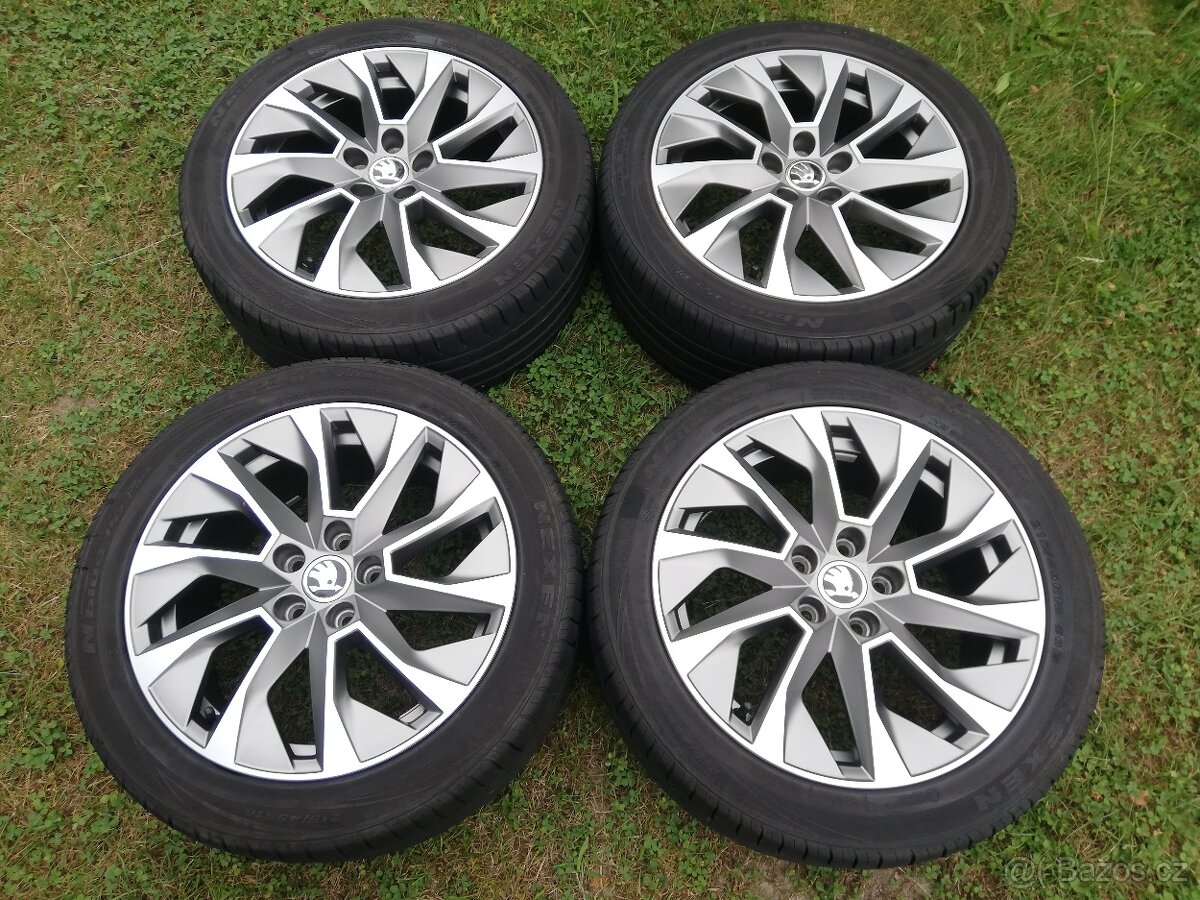 alu Škoda Fabia III,Rapid, alu Škoda Italia letní 215/45/16