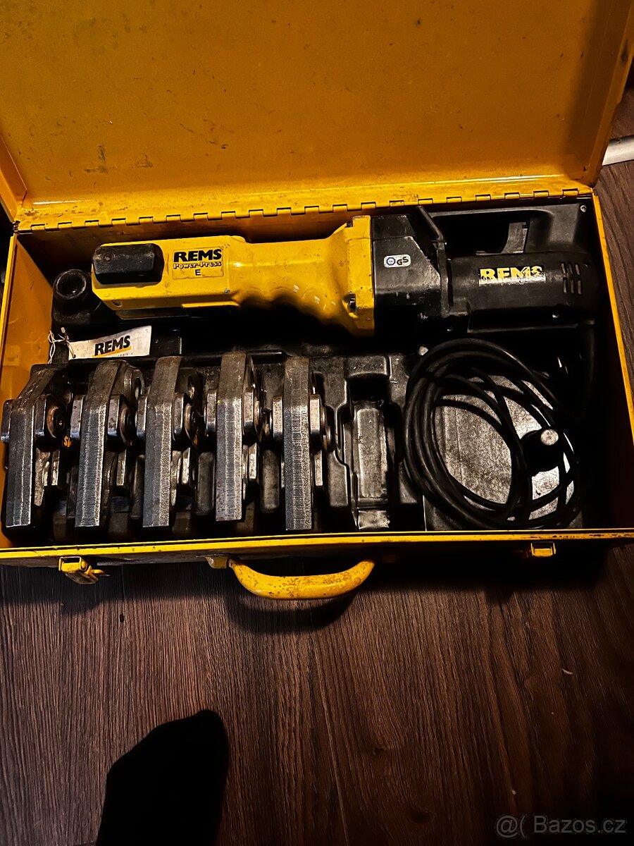 Rems Powerpress E + 5 čelistí na měď V