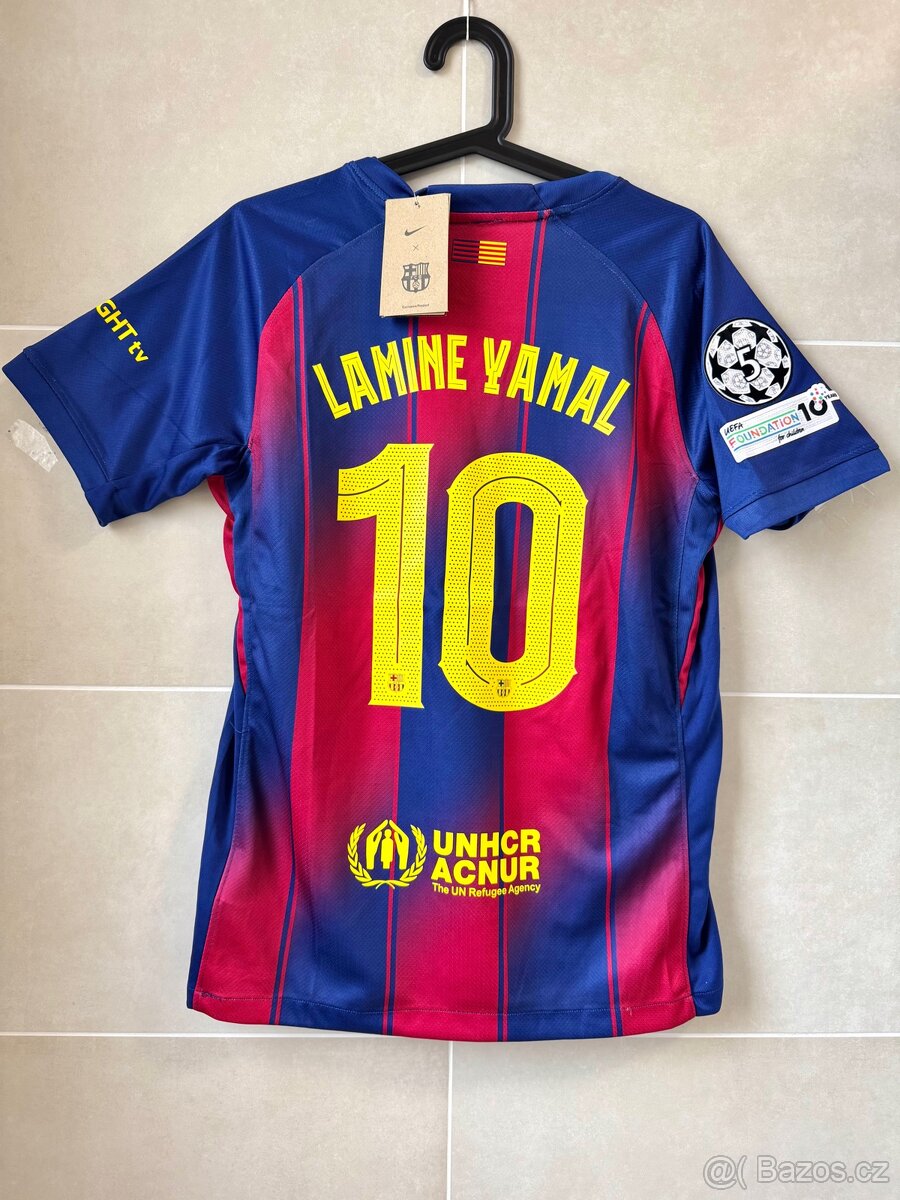FC Barcelona dres 25/26 – Lamine Yamal #10 Velikost L