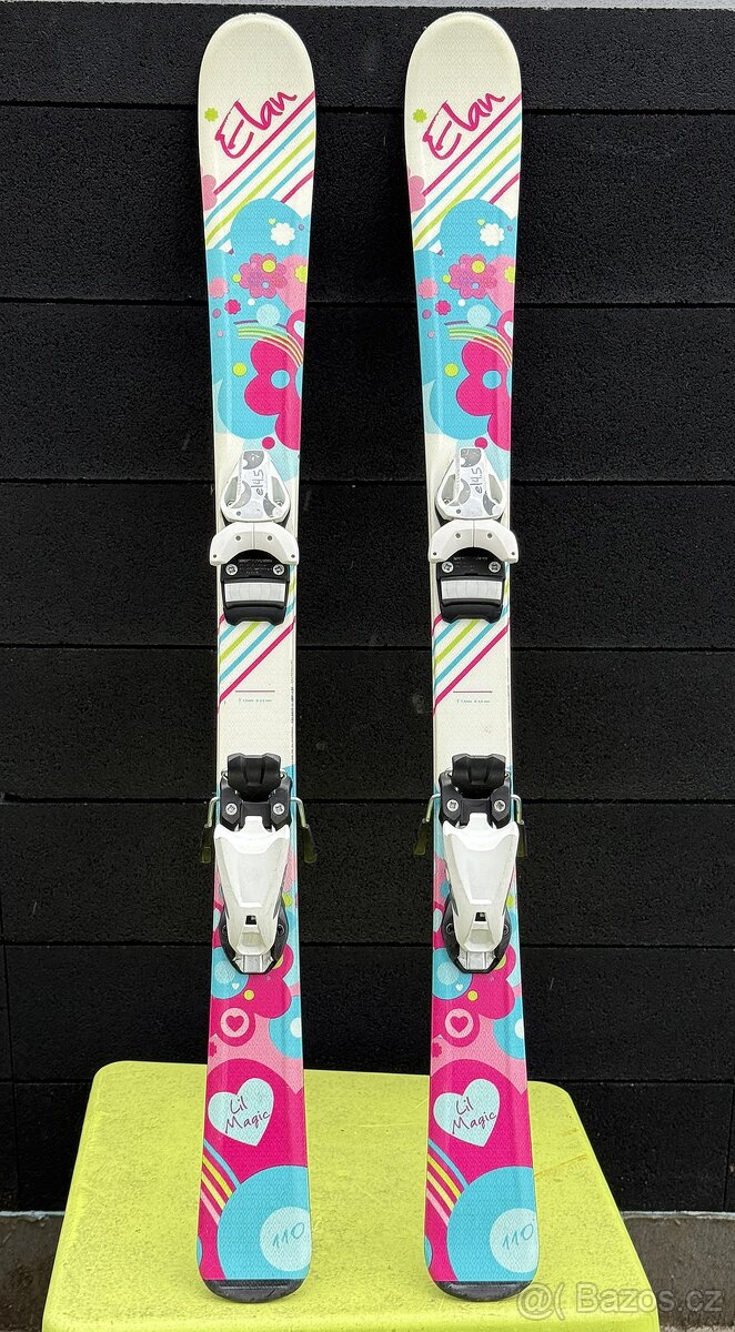 Dívčí dětské lyže Elan LilMagic 110 cm