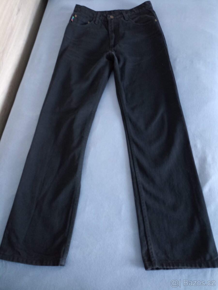 Pánské/chlapecké černé džíny vel. S - nové
