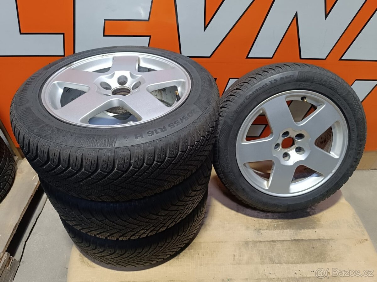 ALU kola Audi A3, 7x16'' , 5x100 + zimní 205/55R16