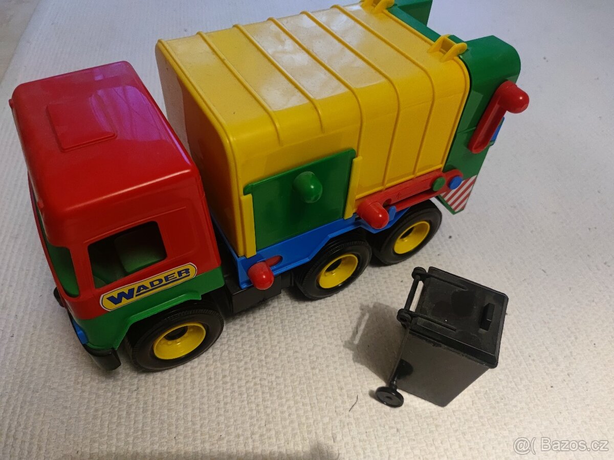 Popelářské auto 41 cm WADER middle truck