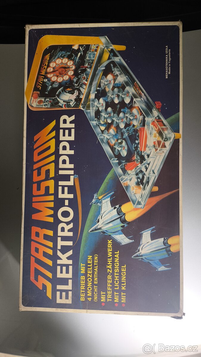Retro střílečka Star Mission Elektro-Flipper