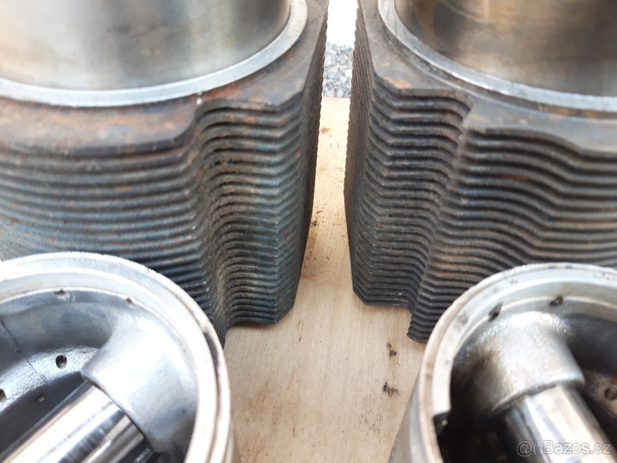 Válce, písty kompresor Orlík