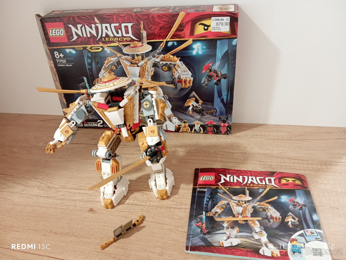 LEGO Ninjago 71702 Zlatý robot
