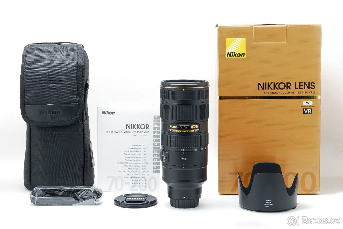 NIKON 70-200mm f/2,8 G AF-S ED VR II