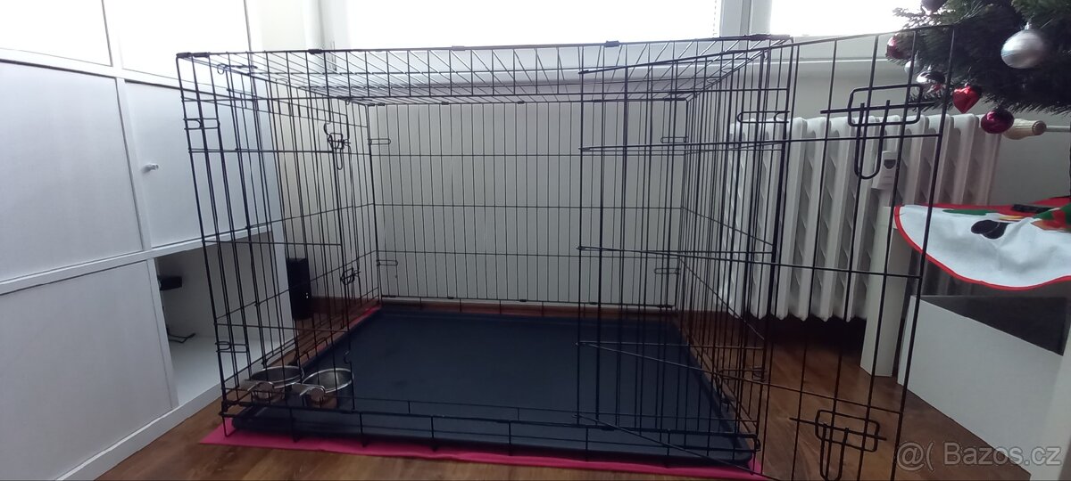 Klec pro psa skládací XL