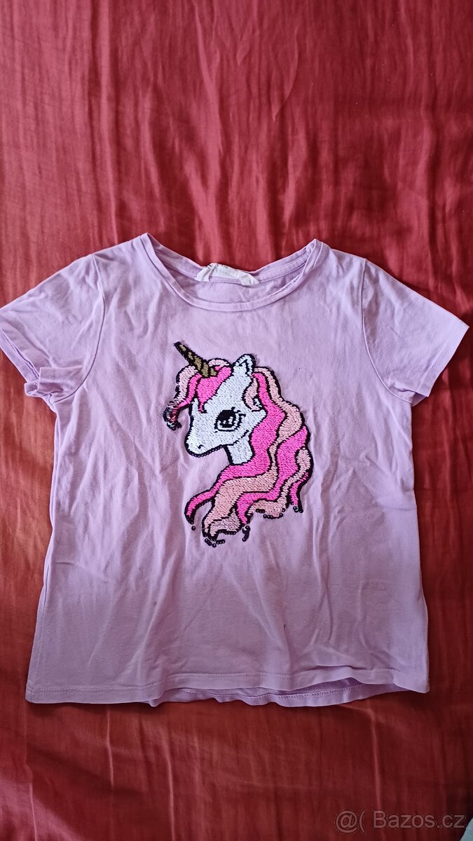 Triko s flitry, velikoat 110/116