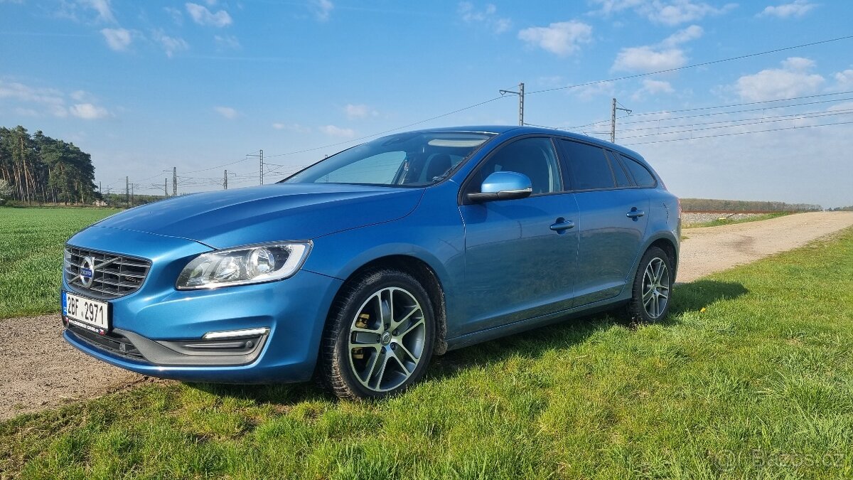 Volvo V60 D4 133kw, rok 2015,velký servis, NOVÁ STK