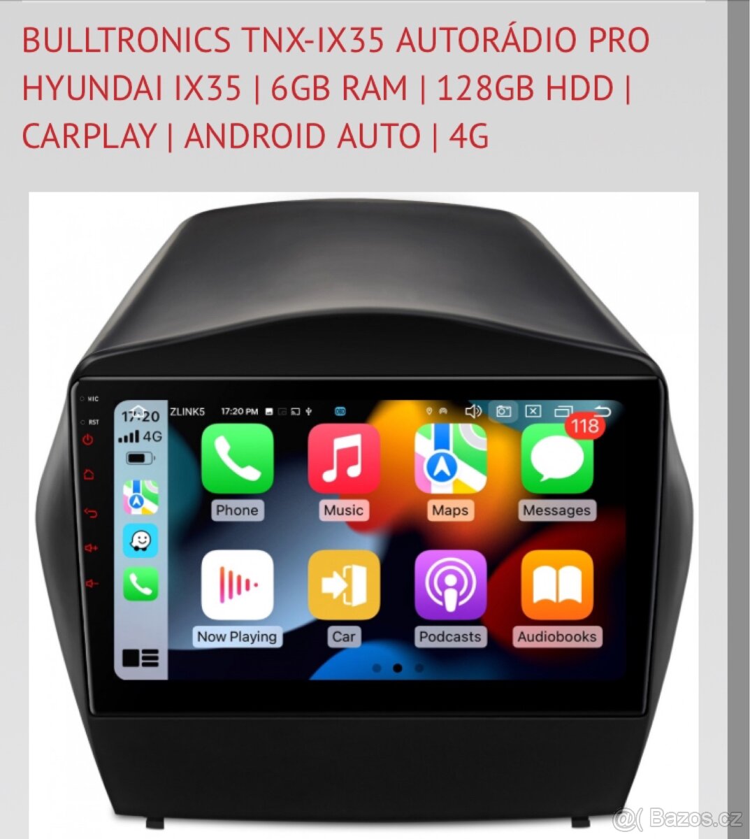 Speciální autorádio Android do vozu Hyundai IX 35