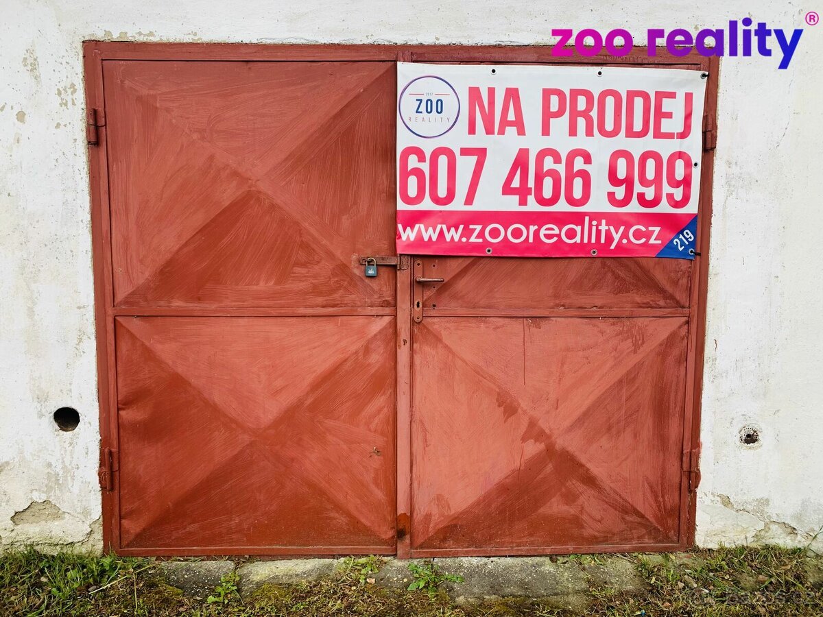 Prodej, garáž, 18 m2, Vyšehrad, Český Krumlov