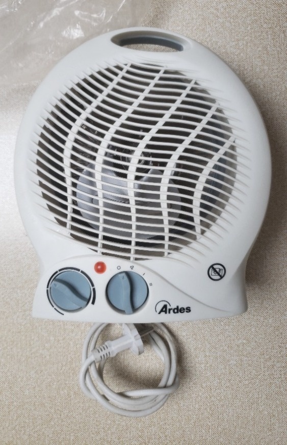 teplovzdušný ventilátor