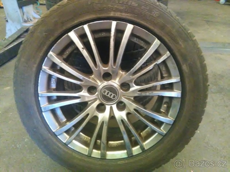 Alu kola 5x112 + pneu zimní 205/55/16
