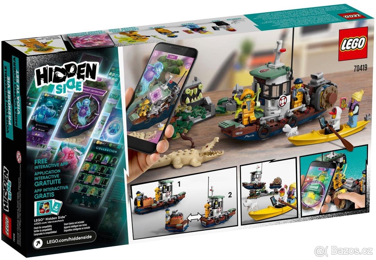 70419 LEGO Hidden Side - Stará rybářska bárka