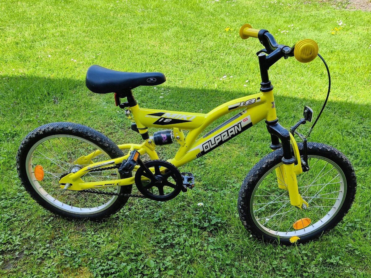 Olpran Miki 18 celoodpružené dětské kolo
