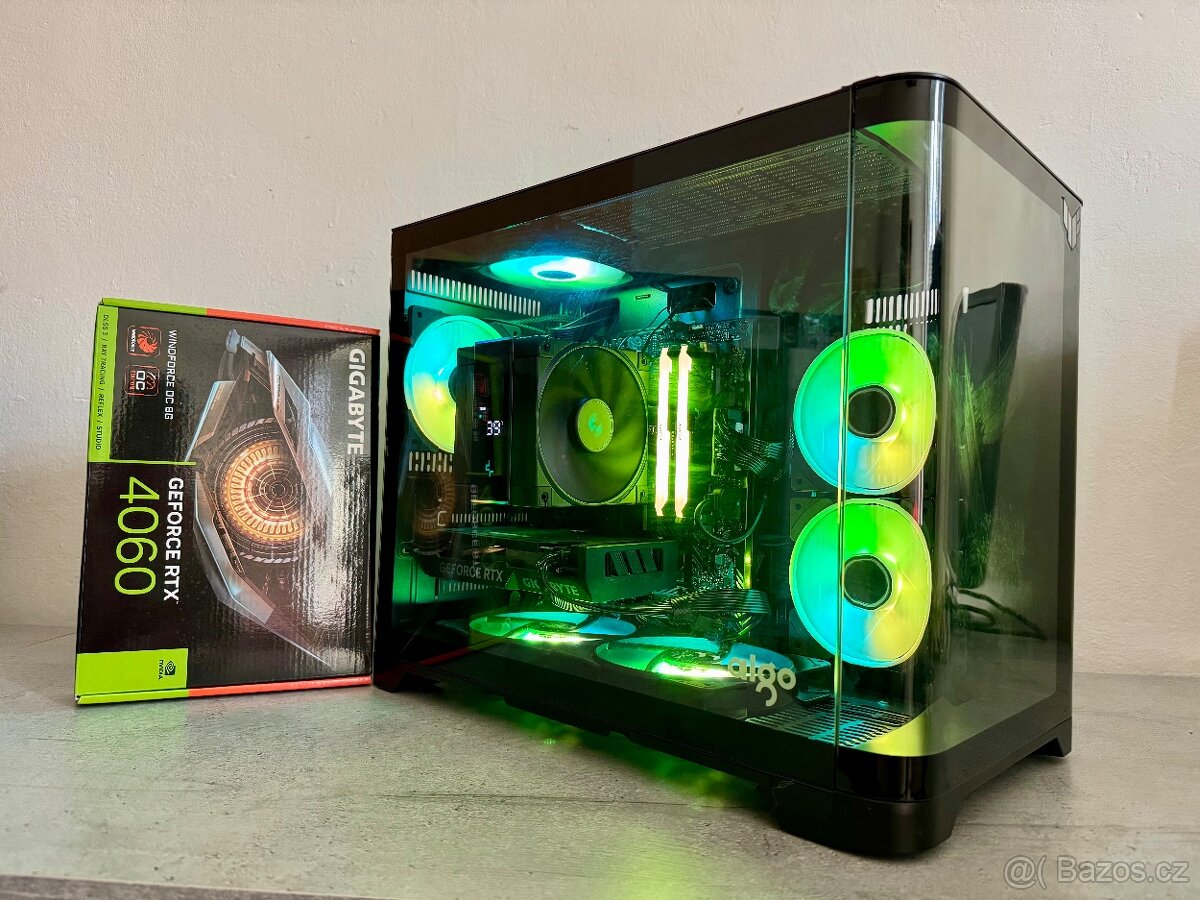 HERNÍ PC R5 5600/32GB RAM/RTX 4060/2xSSD/HDD