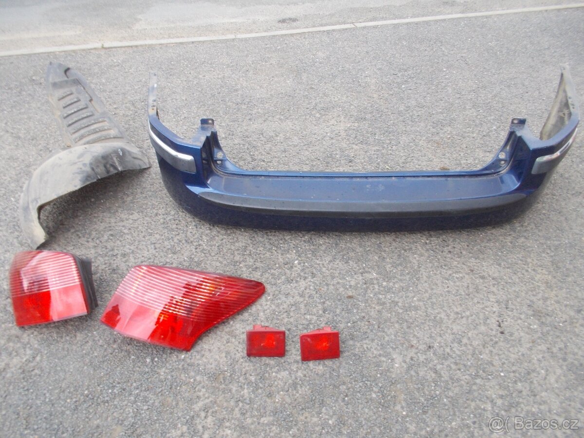 Zadní nárazník, světla, podběh Peugeot 407 SW