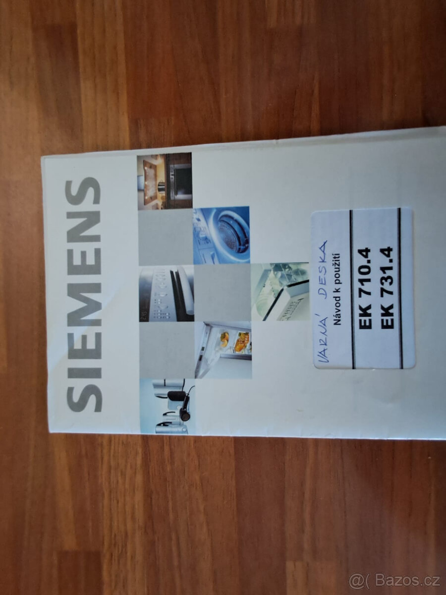 Sestava Siemens - elektrická pečící trouba s varnou deskou