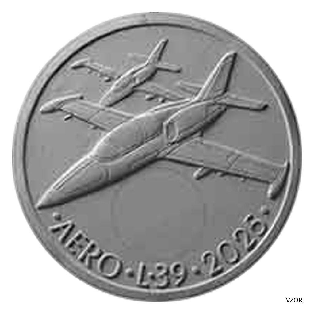 Stříbrná mince 500 Kč Letadlo ALBATROS PROOF / BK
