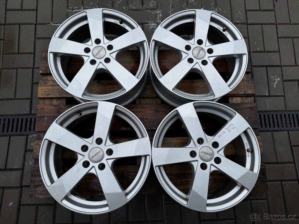 Alu kola, disky r17 5x112 Dezent - Sharan, Alham.