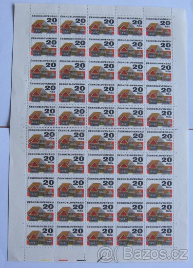 Poštovní známky Československo 1972 pof 1967.