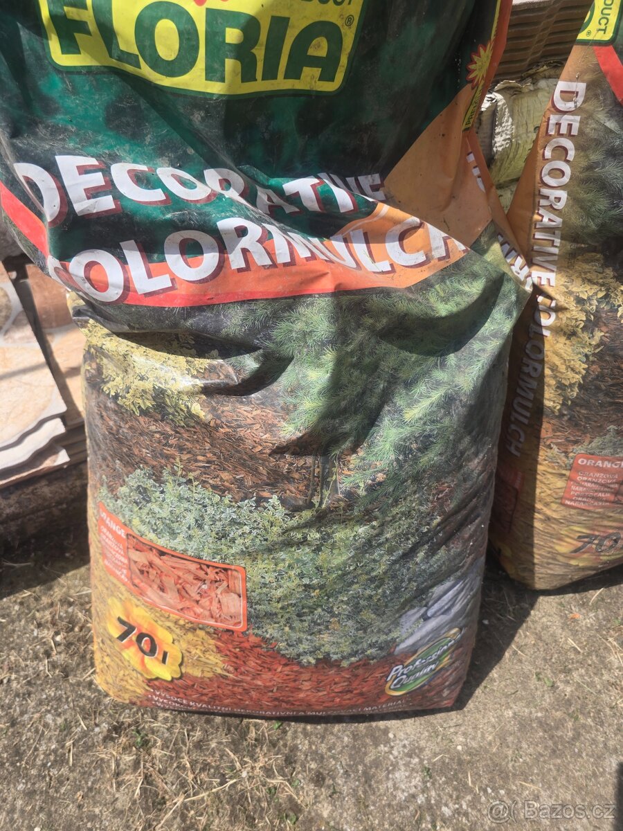 Mulčovací kůra decorative oranžová