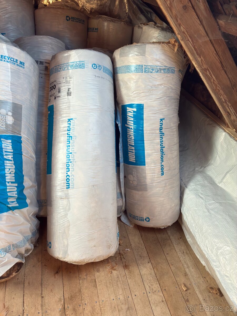 Minerální izolace, vata 200mm, 0,039. 24 ks