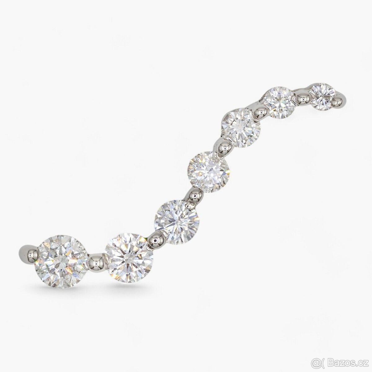 Krásný 14K přívěšek s diamanty 0,85ct - certifikát HRD