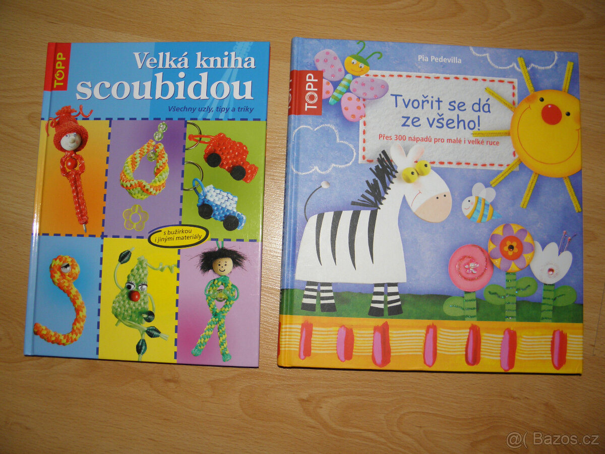 KNIHY O TVOŘENÍ Tvořit se dá ze všeho a Kniha Scoubidou