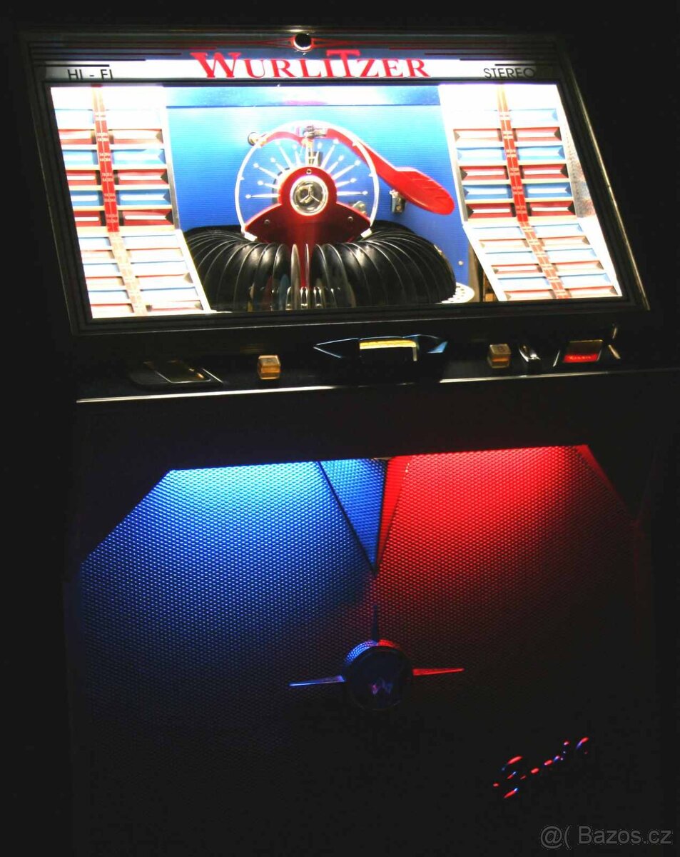 Fantastický starý jukebox Wurlitzer Lyric M - z 60. let