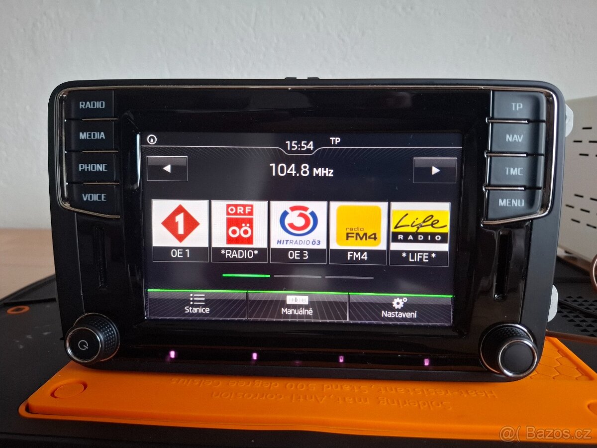 Oprava dotykové obrazovky, displeje rádia MIB2, VW, Škoda