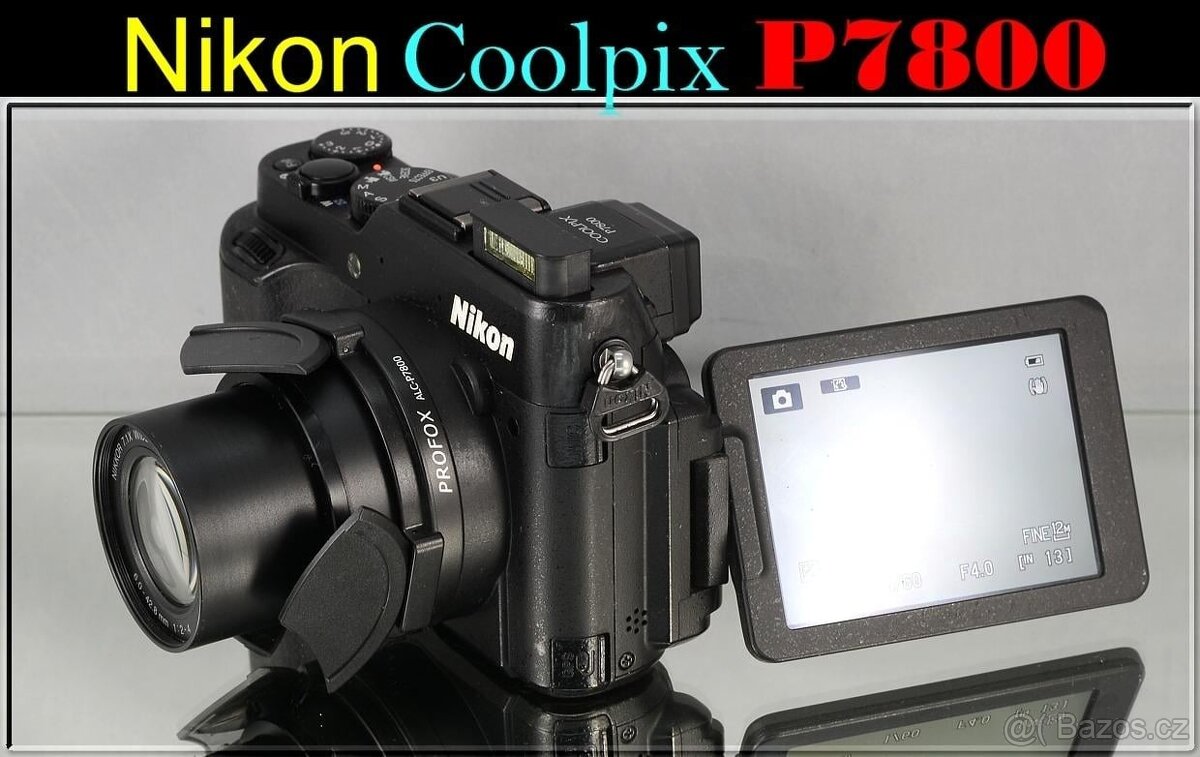 Nikon CoolPix P7800 CMOS Full HDVRAWBAG