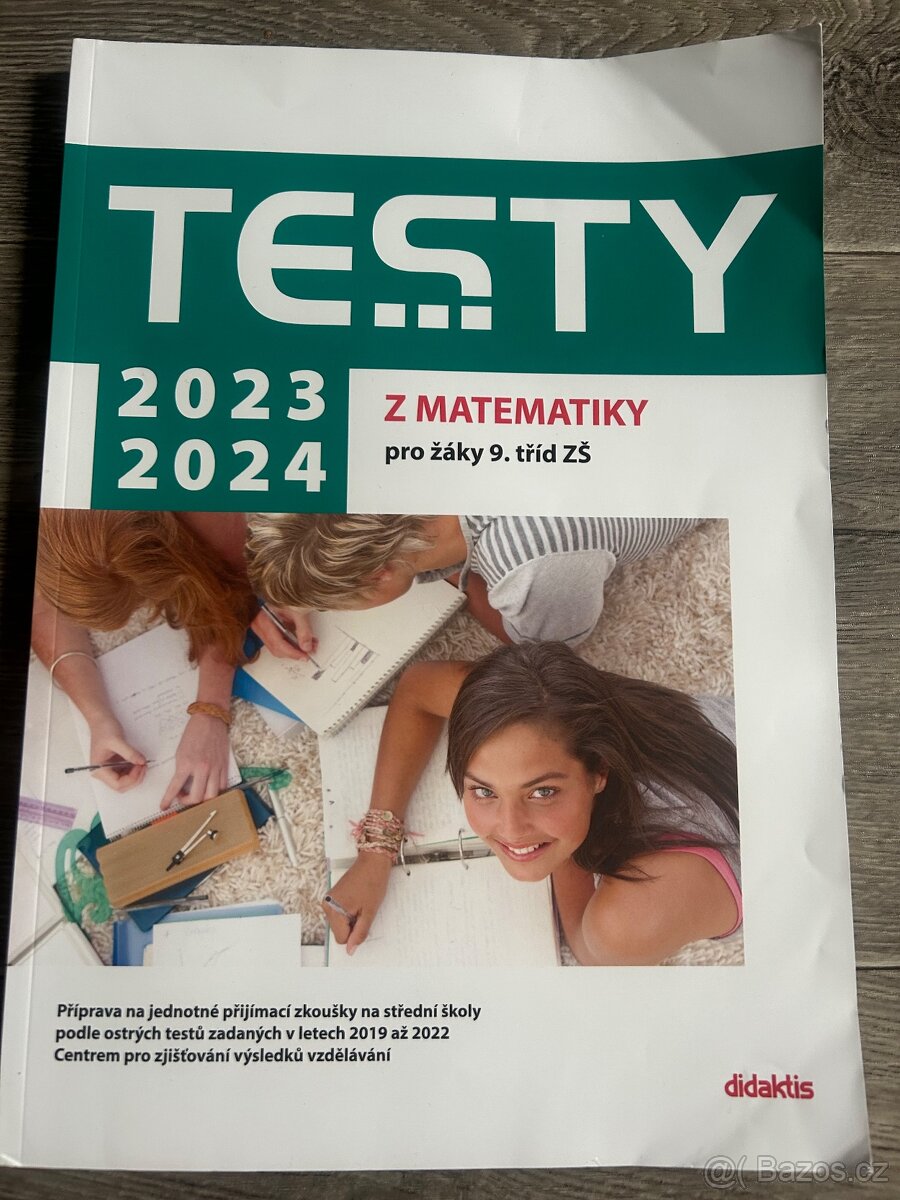 Učebnice nová - Testy z Matematiky na přijímací zkoušky