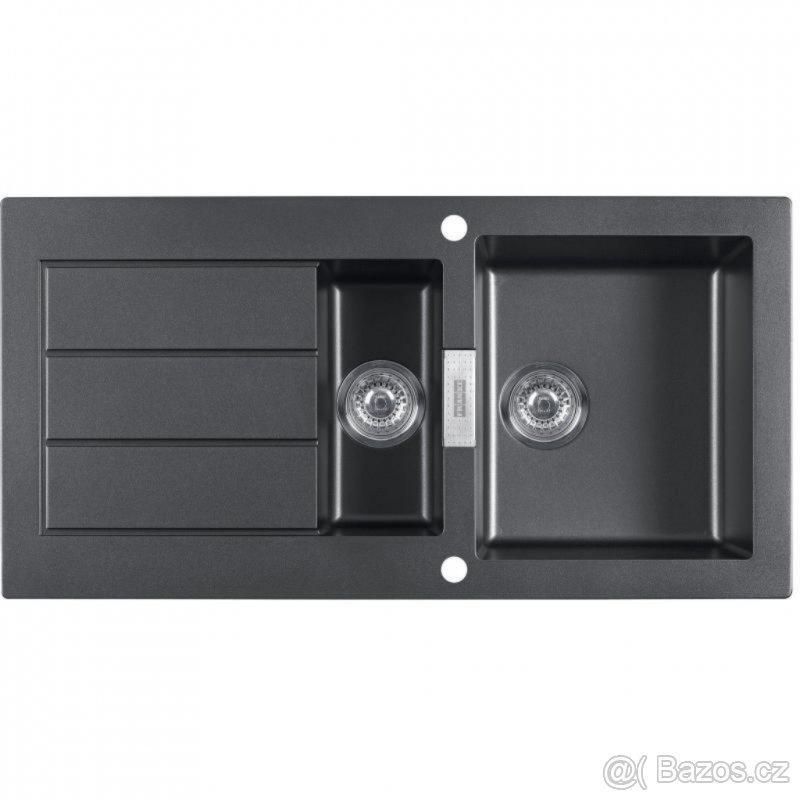 Dřez Franke onyx 1 a 1/2 komory + sifon