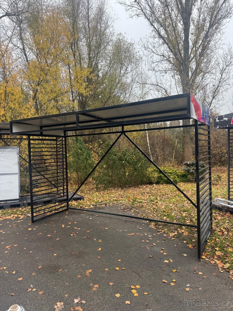 Ocelový přístřešek / konstrukce č.8