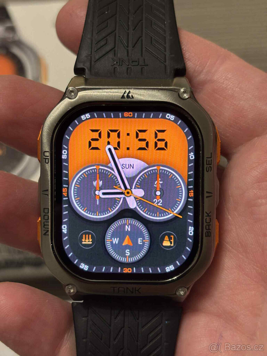 Chytré hodinky KOSPET TANK M3 Ultra Silver