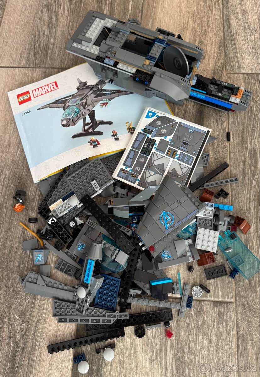 Rozbite: LEGO® Marvel 76248 Stíhačka Avengers Quinjet