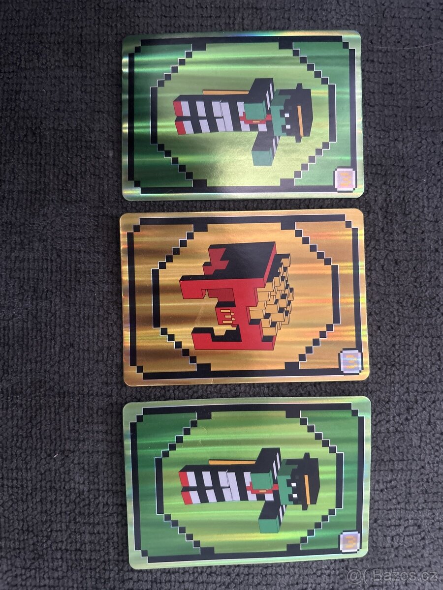 Minecraft McDonald kartičky