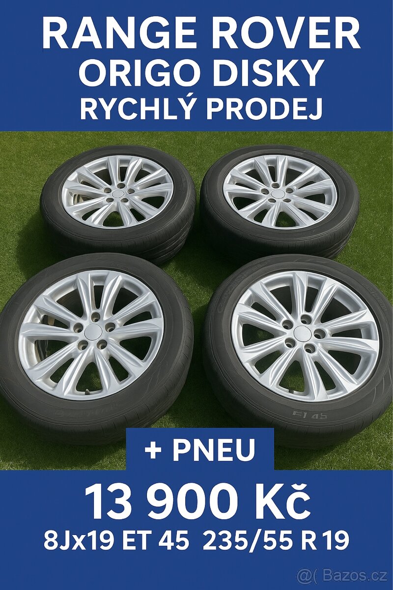 Land Rover ALU kola 19” rychlý prodej sleva