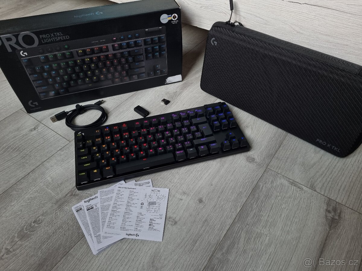 Mechanická klávesnice Logitech PRO X TKL Lightspeed