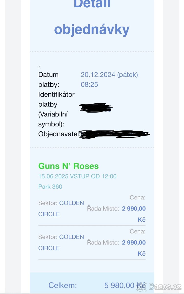 ROCK FOR PEOPLE - Guns N' Roses GOLDEN CIRCLE