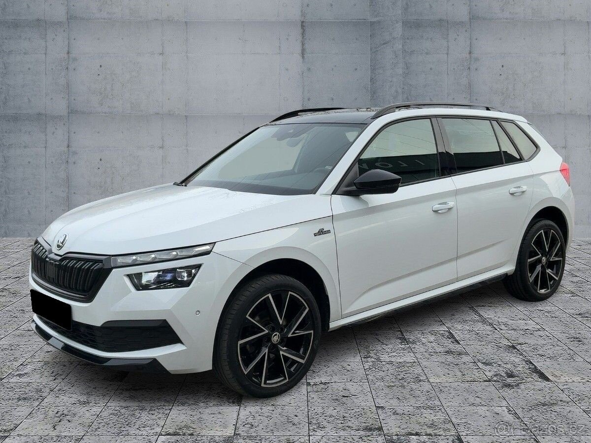 ► ŠKODA KAMIQ 1.5 TSI 110KW MONTE CARLO PANO-LED-KAMERA-TAŽN